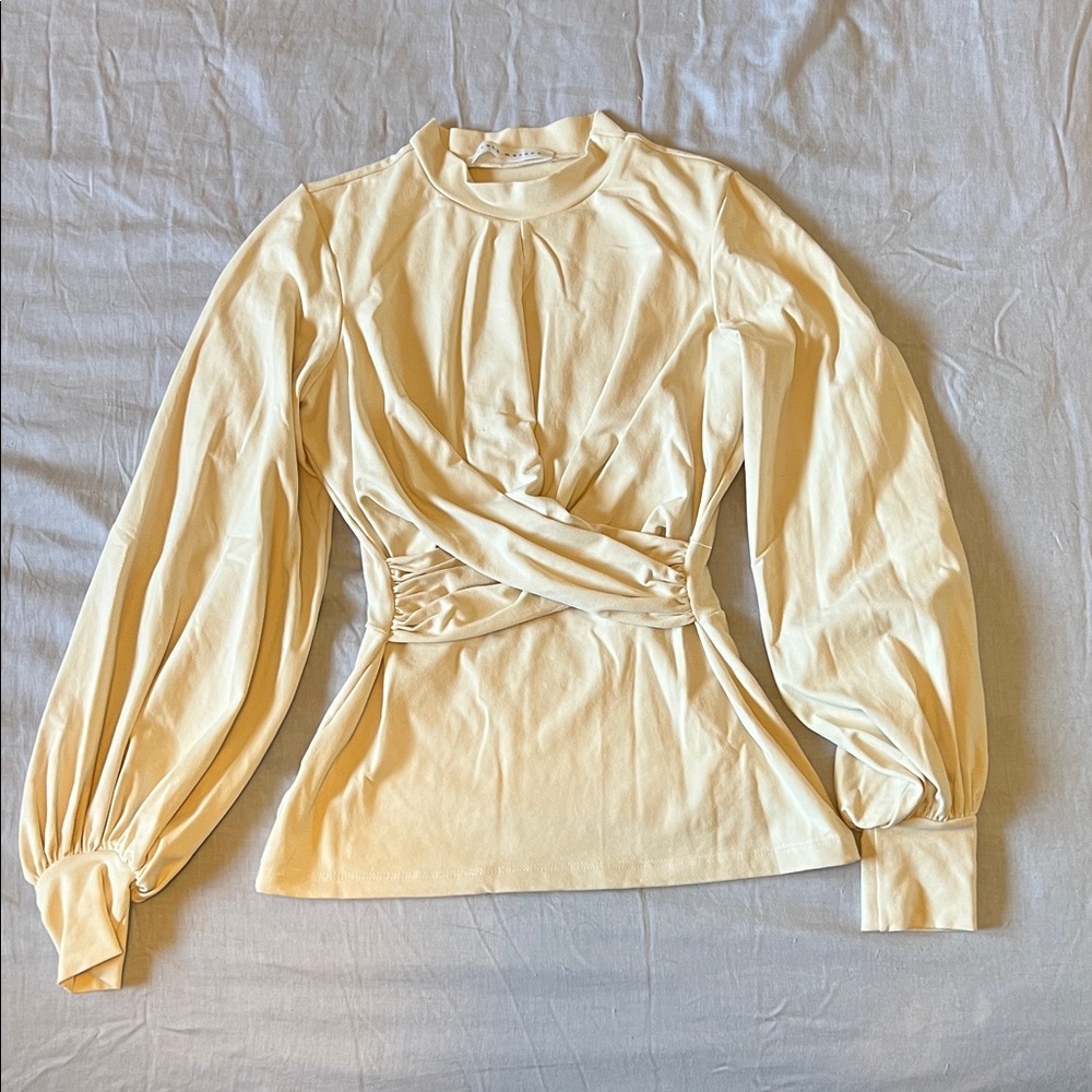Susana Monoco mock neck long sleeve top
